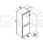 Холодильник Liebherr CUel 2331-21 001 серебристый двухкамерный 156/53л морозилка снизу, фото11