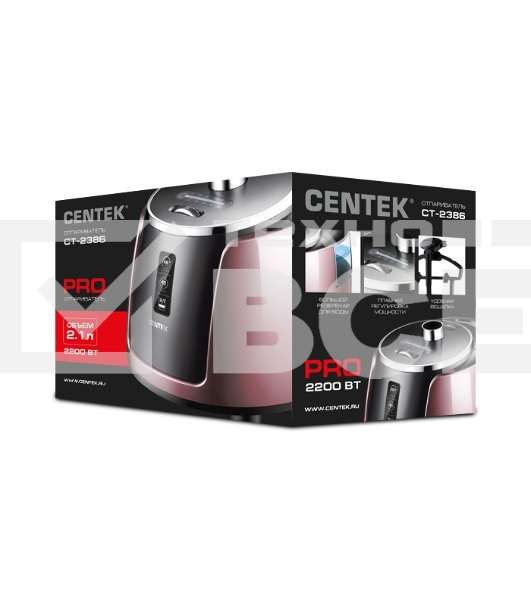 Отпариватель Centek CT-2386 розовый