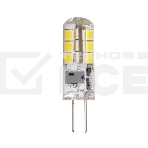 Лампа светодиодная JazzWay PLED-G4 3Вт капсульная 2700К теплый белый G4 200лм 220-230В, фото 1
