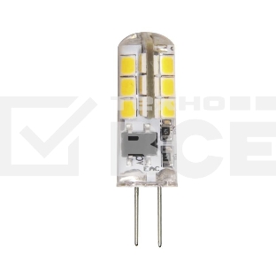 Лампа светодиодная PLED-G4 3Вт капсульная 2700К тепл. бел. G4 200лм 220-230В JazzWay 1032041