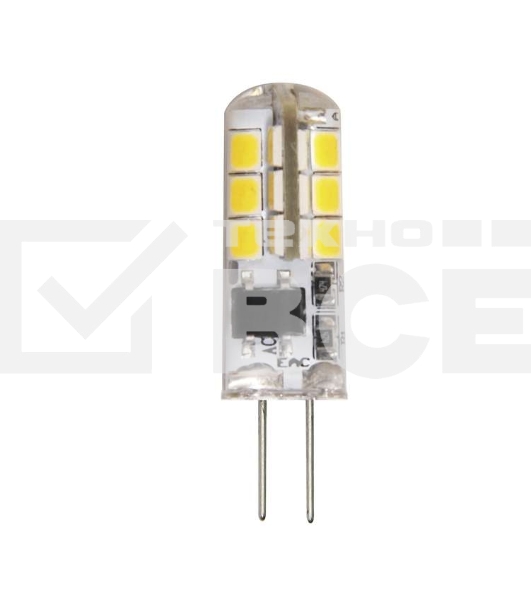 Лампа светодиодная PLED-G4 3Вт капсульная 2700К тепл. бел. G4 200лм 220-230В JazzWay 1032041