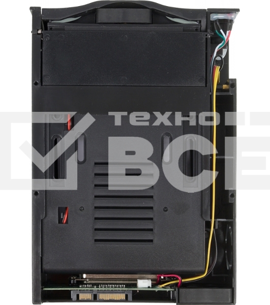 Сменный бокс для HDD AgeStar SR3P-SW-2F SATA пластик черный 3.5