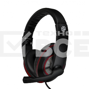 Гарнитура Oklick HS-L390G DRAGON black/red 1.8m (JD-728S)