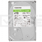 Жесткий диск Toshiba HDD  SATA3 4Tb Surveillance S300 (SMR) 5400  256Mb  (analog HDWT740UZSVA), фото6