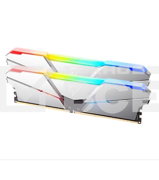 Оперативная память NETAC Shadow, DDR5, 32GB (2x16 GB), 4800 MHz, CL40, радиатор, RGB, серебристый