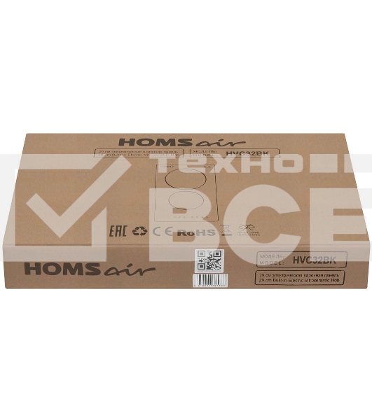 Электрическая варочная панель HOMSair HVC32BK
