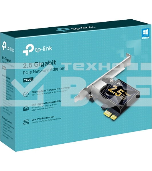 Сетевой адаптер TP-Link TX201 PCIe 2,5 Гбит/с