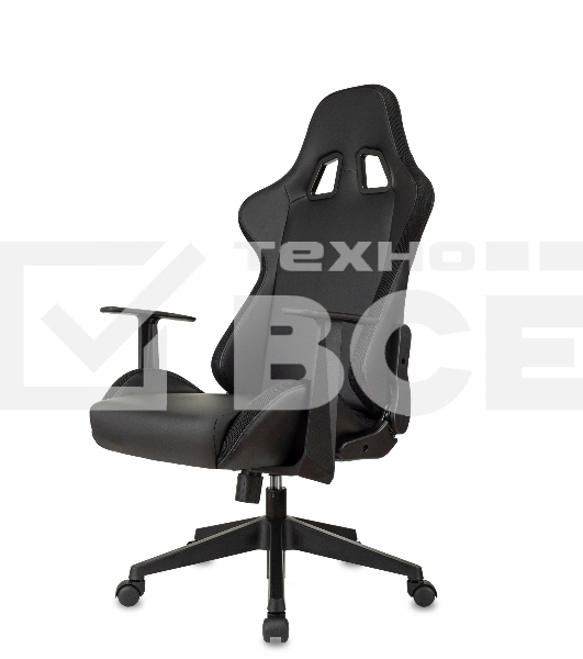 Кресло игровое Zombie GAME RGb черный эко.кожа/ткань крестов. пластик