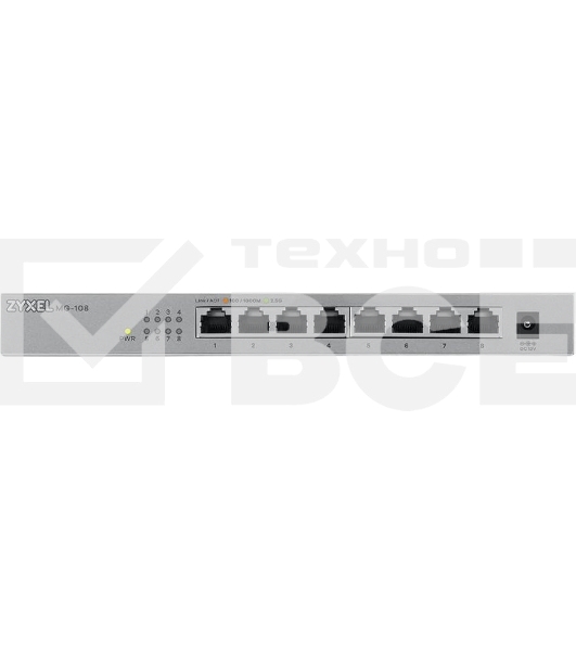 Коммутатор Zyxel XMG-108-ZZ0101F 8x2.5Гбит/с 1SFP+ неуправляемый