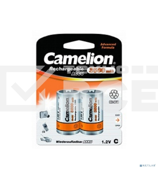 Аккумулятор Camelion C- 3500 mAh Ni-Mh BL-2 аккумулятор,1.2В