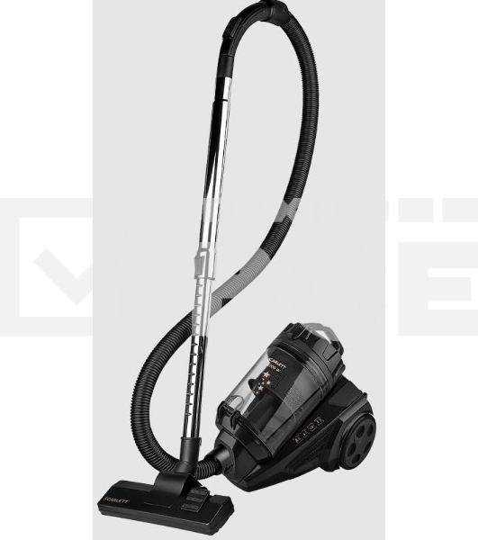 Пылесос Scarlett SC-VC80C307 черный, 450/2200 Вт, уборка сухая, пылесборник контейнер 3 л