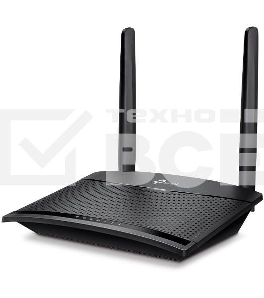 Роутер беспроводной TP-Link TL-MR100 N300 10/100BASE-TX/4G(3G) cat.4 черный