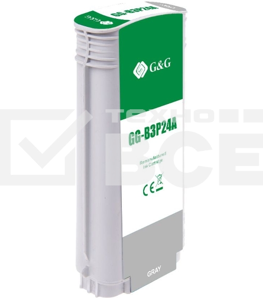 Картридж струйный G&G GG-B3P24A №727 серый (130 мл) для HP DJ T920/T1500/T2530