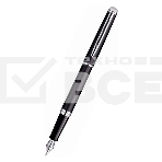 Ручка перьевая Waterman Hemisphere (CWS0920810) Matte Black CT F сталь нержавеющая подар.кор., фото2