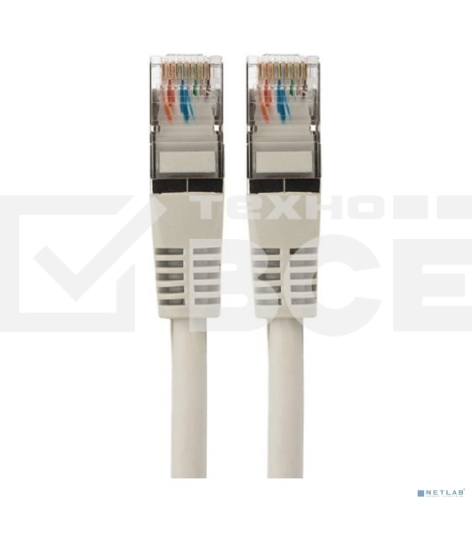 Пaтч-корд F/UTP Rexant, категория 5e, RJ45-RJ45, экранированный, 24AWG, LSZH, серый, 3м