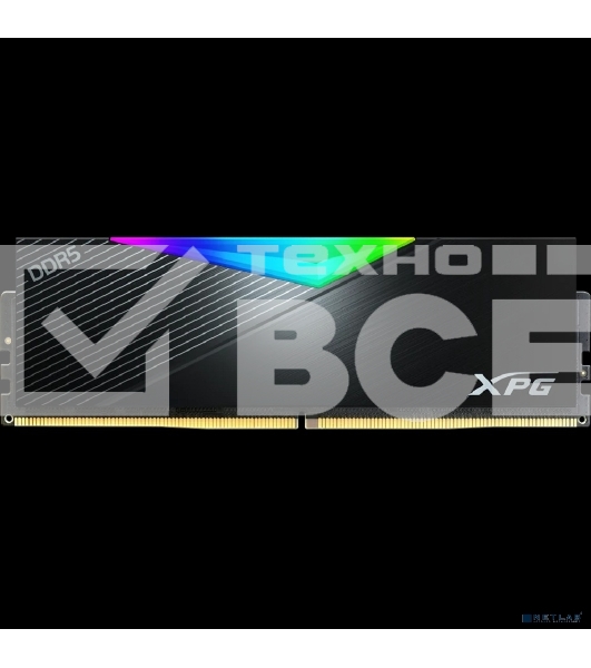 Оперативная память XPG Lancer, DDR5, 32GB (2x16GB), 6400MHz, CL32, DIMM, с радиаторами, RGB, черный
