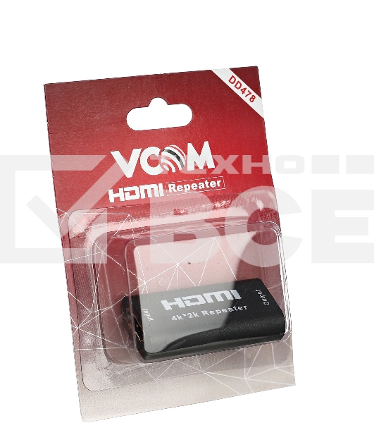 Усилитель (Repeater) HDMI сигнала до 40m VCOM <DD478>