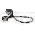 Удлинитель USB 2.0 ExeGate EX-CC-USB2-AMAF-0.15L (Am/Af, угловой 90-градусный коннектор (горизонтальный левый), 0,15м), фото4