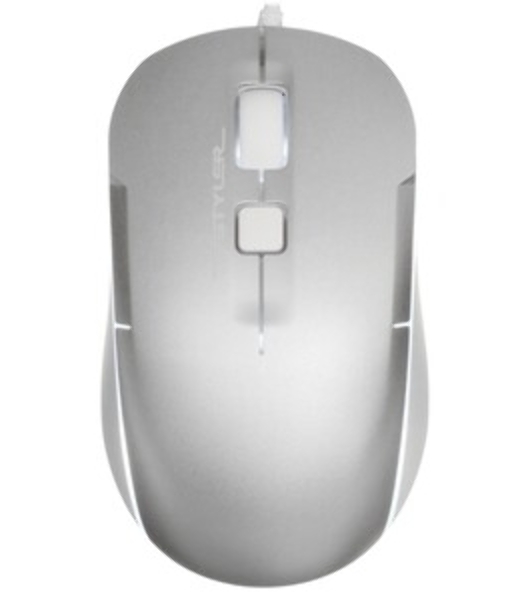 Мышь проводная A4Tech Fstyler FM26 бежевый/коричневый, 1600 dpi, USB, кнопки - 4