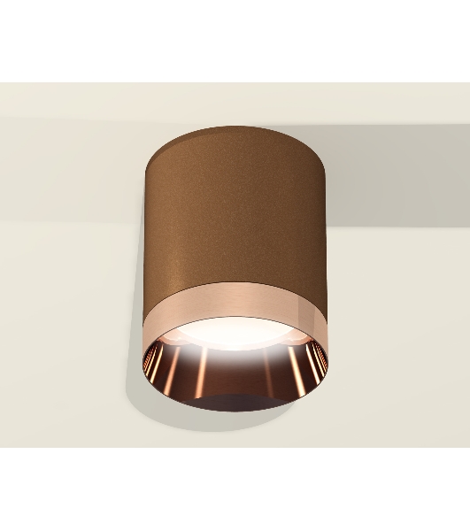 Светильник Ambrella Light XS6304012 SCF/PPG кофе песок/золото розовое полированное MR16 GU5.3 (C6304, N6135)
