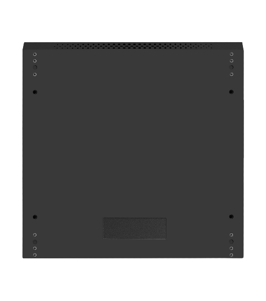 Шкаф телекоммуникационный 19' настенный 18U ExeGate EC-WM-18U.600.M.BLACK (19”, 18U, 600x600x901mm (ШхГхВ), передняя дверь металл, съемные боковые панели, пыле- и влагозащита IP23, черный RAL 9004)