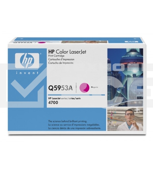 Картридж лазерный HP Q5953A пурпурный для Color LaserJet 4700 10000стр.