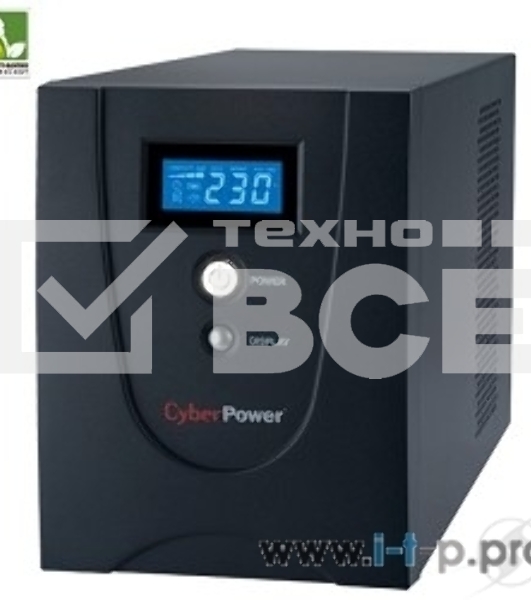 Источник бесперебойного питания CyberPower VALUE2200EILCD black 2200VA/1320W