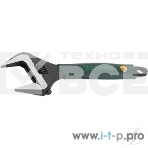 Ключ разводной KRAFTOOLCr-V,фосфатир,эргоном рукоятка из эластомера,увелич зев,угол наклона губок 15град,250мм/10',50мм, фото2