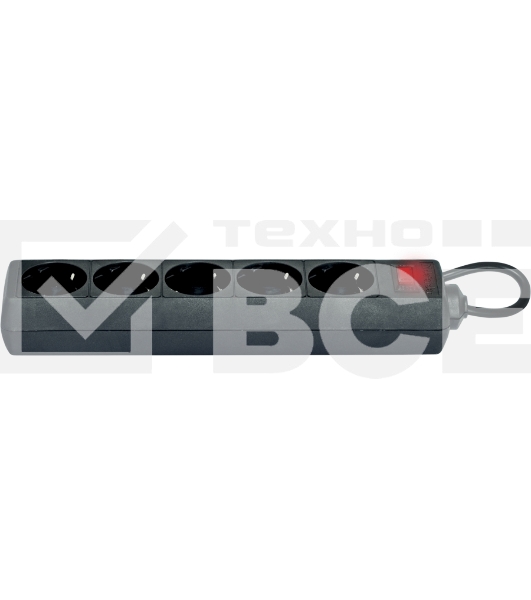 Сетевой фильтр Defender Фильтр ES, 1.8м, 5 розеток, черный