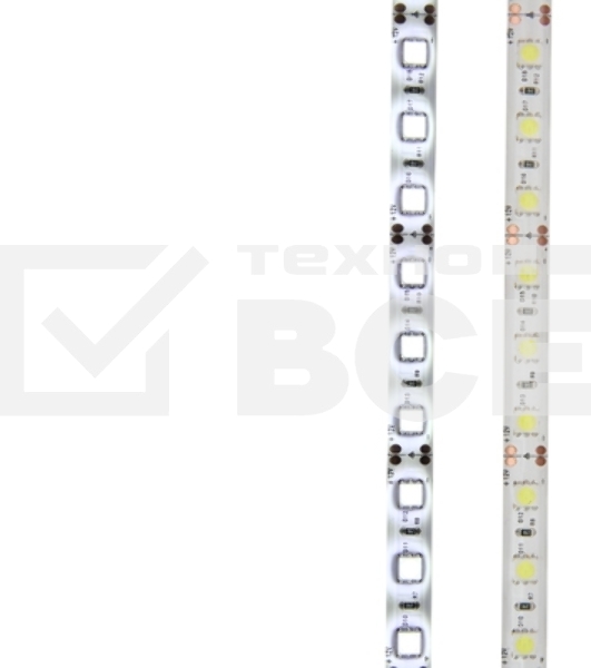 Лента LED силикон, 10 мм, IP65, SMD 5050, 60 LED/m, 12 V, цвет свечения белый