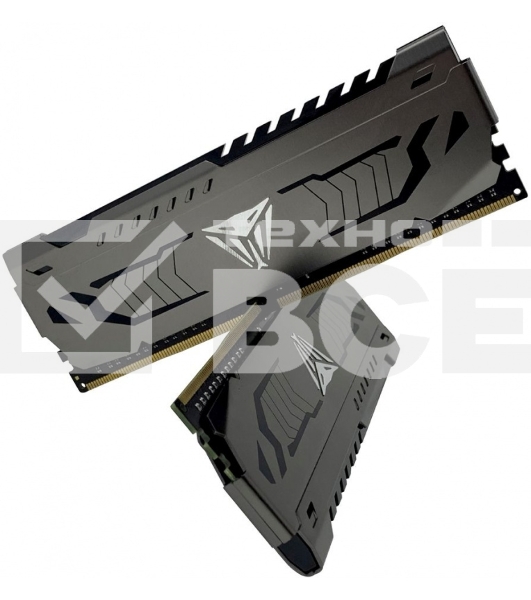 Оперативная память Patriot Viper Steel, DDR4, 16GB (2x8 GB), 3733 MHz, CL17, DIMM, радиатор, чёрный