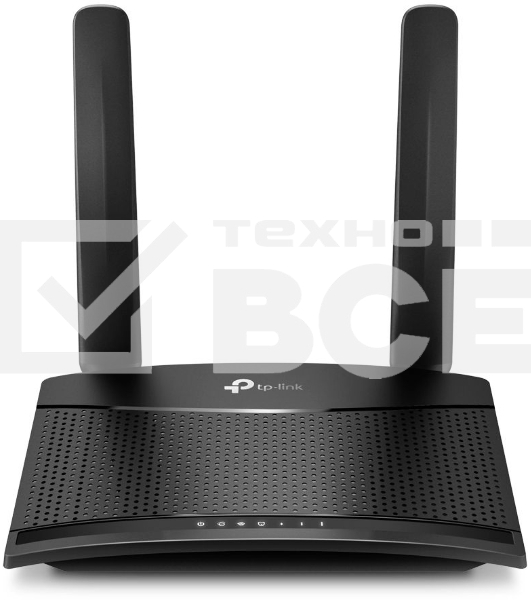 Роутер беспроводной TP-Link TL-MR100 N300 10/100BASE-TX/4G(3G) cat.4 черный
