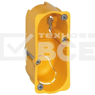 Batibox Коробка для сухих перегородок 1/2 п., 1 модуль, глубина 40