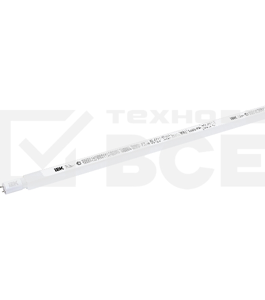 Лампа светодиодная Iek LLE-T8-18-230-40-G13 ECO T8 линейная 18Вт 230В 4000К G13 IEK (аналог люм.лампы 36Вт)
