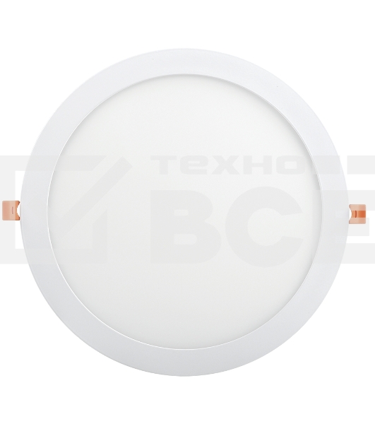 Светильник LED ДВО 1610 24Вт 6500К IP20 круг белый ИЭК LDVO0-1610-1-24-6500-K01