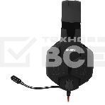 Игровые наушники с микрофоном SVEN AP-U988MV, черный-красный (USB, LED, 7.1), фото2