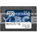 Накопитель SSD Patriot P220, 256GB, SATA-III, 2.5
