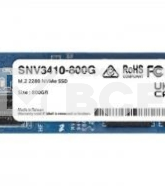Накопитель SSD Synology Enterprise SNV3410, 800GB, PCIe 3.0 x4, M.2 2280, NVMe, R/W 3100/1000