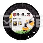 Леска для триммера квадрат, 2,4мм х 175м, на DIN катушке FLEX CORD Denzel, фото 1