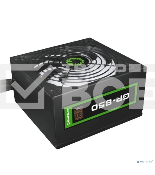 Блок питания GameMax GP-850, 850Вт, 80 PLUS Bronze, 140мм, черный