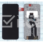 Дисплей (модуль) для Huawei Honor X8A в сборе с тачскрином, черный, фото3