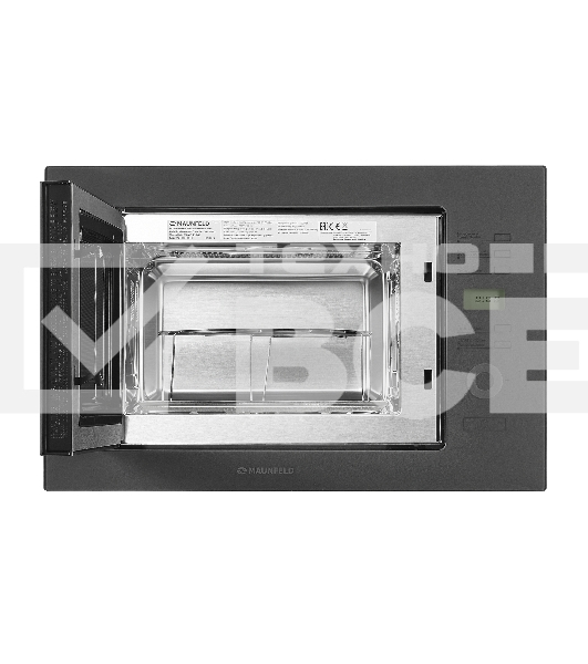 Микроволновая печь встраиваемая Maunfeld MBMO.25.7GG серый, 25 л, 900 Вт, переключатели - сенсор