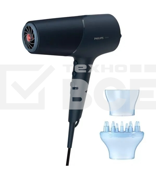 Фен Philips BHD512/00 2300Вт синий