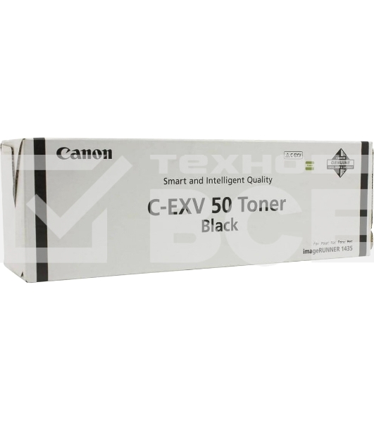 Картридж лазерный Canon C-EXV 50 Toner Black (9436B002), черный, 17600 стр при 6% (689g*1), для IR1435/1435i/1435iF