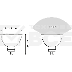 Лампа светодиодная Gauss Elementary 13521 11Вт цок.:GU5.3 софит 180B св.свеч.бел.нейт. MR16 (упак.:10шт), фото12
