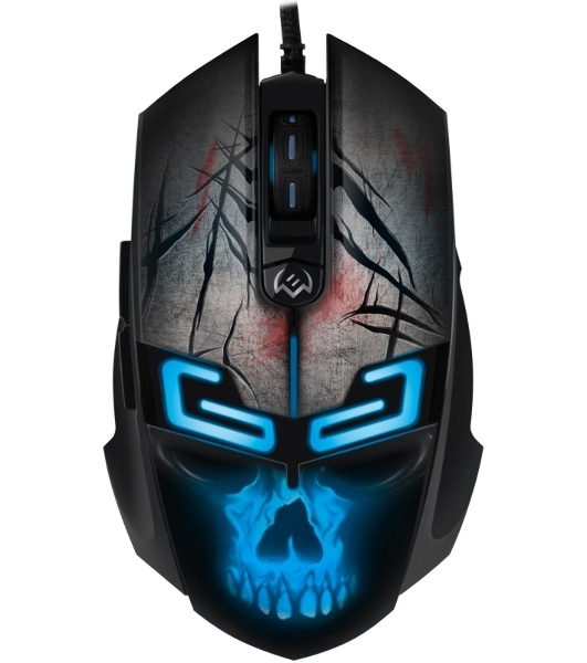 Мышь проводная SVEN RX-G805 черный, 8000 dpi, USB, кнопки - 6