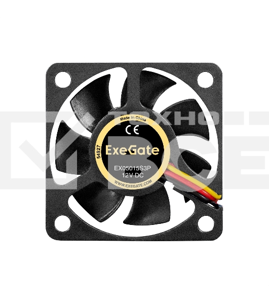 Вентилятор для корпуса ExeGate EX05015S3P черный, 50 мм, 5500 об/мин, 30 дБ, 3 pin