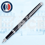 Ручка перьевая Waterman Hemisphere (CWS0920810) Matte Black CT F сталь нержавеющая подар.кор., фото3