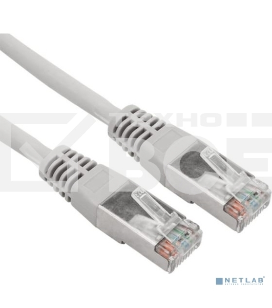 Пaтч-корд F/UTP Rexant, категория 5e, RJ45-RJ45, экранированный, 24AWG, LSZH, серый, 3м