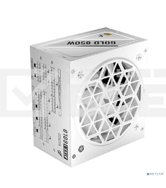 Блок питания 1STPLAYER NGDP HA-850BA4-WH, 850Вт, 80 PLUS Gold, 120мм, модульный, белый